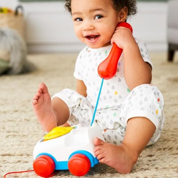 NEW!! Fisher-Price Toddler Pull Toy Chatter Telephone Pretend Phone!! - No Box!! - Picture 4 of 6